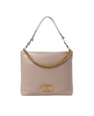 BORSA LIU JO DONNA LAPUFFY ECS S M HOBO DARK SAND  21X5X13CM AA5145 E0886 22222
