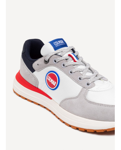 SNEAKERS COLMAR UOMO TRAVIS ORIGINALS WHITE-RED-NAVY TRAVIS O  014