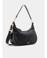 BORSA LIU JO DONNA M HOBO NERO 332X10X25CM AF5133 T2801 22222