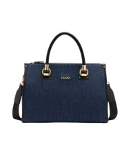 BORSA LIU JO DONNA M SATCHEL DRESS BLUE 34x15x26CM AF5008 D0001 94024
