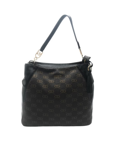 BORSA LIU JO DONNA M SATCHEL NERO 32X14X26CM AF5113 E0053 22222