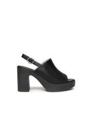 SANDALO CON TACCO NEROGIARDINI DONNA TAMIGI NERO PU.MONOD.MEDA NERO TACCO 6 CM E617012D/100