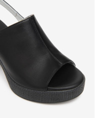 SANDALO CON TACCO NEROGIARDINI DONNA TAMIGI NERO PU.MONOD.MEDA NERO TACCO 6 CM E617012D/100