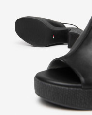 SANDALO CON TACCO NEROGIARDINI DONNA TAMIGI NERO PU.MONOD.MEDA NERO TACCO 6 CM E617012D/100