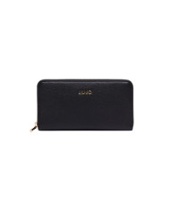 PORTAFOGLIO LIU JO  ECS XL ZIP AROUND BLACK 19X2X10CM AF4280 E0538 22222