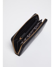 PORTAFOGLIO LIU JO  ECS XL ZIP AROUND BLACK 19X2X10CM AF4280 E0538 22222
