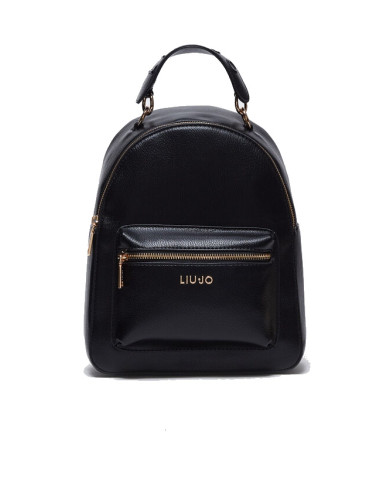 ZAINO LIU JO DONNA EFFETTO BOTTOLATO NERO 23X10X29CM AA4184 E0037 22222