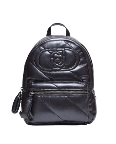 ZAINO LIU JO DONNA GLOSSY ANTRACITE MATELASSE' 22X13X29CM AF4135 E0022 04020