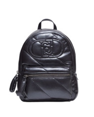 ZAINO LIU JO DONNA GLOSSY ANTRACITE MATELASSE' 22X13X29CM AF4135 E0022 04020