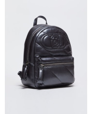 ZAINO LIU JO DONNA GLOSSY ANTRACITE MATELASSE' 22X13X29CM AF4135 E0022 04020