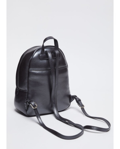 ZAINO LIU JO DONNA GLOSSY ANTRACITE MATELASSE' 22X13X29CM AF4135 E0022 04020
