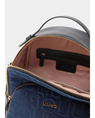 ZAINO LIU JO DONNA M BACKPACK DRESS BLUE 26X13X30CM AF5157 D0001 94024