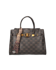 BORSA LIU JO DONNA L SACHEL NERO/LOGO 40X30X15CM AF4293 E0503 U9059