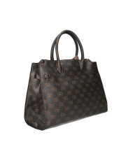 BORSA LIU JO DONNA L SACHEL NERO/LOGO 40X30X15CM AF4293 E0503 U9059