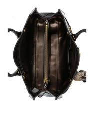 BORSA LIU JO DONNA L SACHEL NERO/LOGO 40X30X15CM AF4293 E0503 U9059