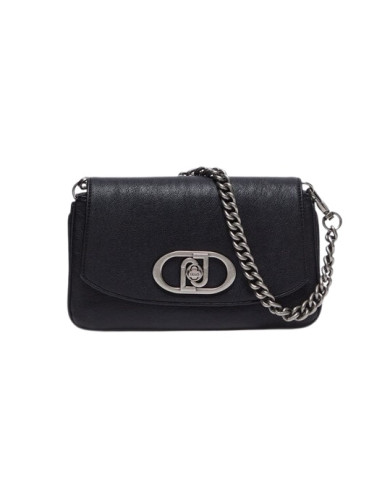 BORSA LIU JO DONNA IN TESSUTO SPALMATO ECS CROSSBODY BLACK 24X3X14CM AF4223 T5564 22222