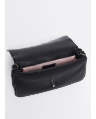 BORSA LIU JO DONNA IN TESSUTO SPALMATO ECS CROSSBODY BLACK 24X3X14CM AF4223 T5564 22222