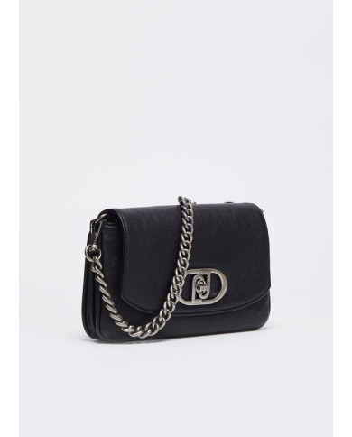BORSA LIU JO DONNA IN TESSUTO SPALMATO ECS CROSSBODY BLACK 24X3X14CM AF4223 T5564 22222