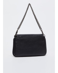 BORSA LIU JO DONNA IN TESSUTO SPALMATO ECS CROSSBODY BLACK 24X3X14CM AF4223 T5564 22222