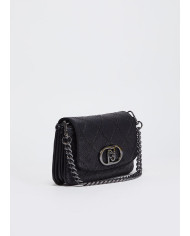 BORSA LIU JO DONNA TRACOLLA CON PAILLETTES BLACK 24X3X14CM AF4224 T5564 22222