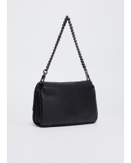 BORSA LIU JO DONNA TRACOLLA CON PAILLETTES BLACK 24X3X14CM AF4224 T5564 22222