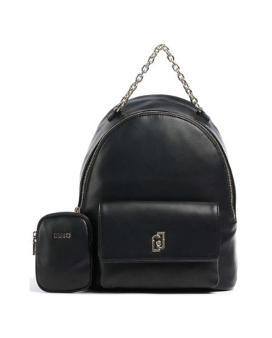 ZAINO LIU JO DONNA M BACKPACK NERO 30x24x13CM AF5324 E0077 22222