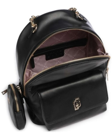 ZAINO LIU JO DONNA M BACKPACK NERO 30x24x13CM AF5324 E0077 22222