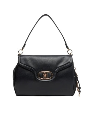 BORSA  A SPALLA LIU JO DONNA  ECS M HOBO NERO 28X12X21CM AA5018 E0037 22222