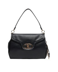 BORSA  A SPALLA LIU JO DONNA  ECS M HOBO NERO 28X12X21CM AA5018 E0037 22222
