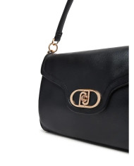 BORSA  A SPALLA LIU JO DONNA  ECS M HOBO NERO 28X12X21CM AA5018 E0037 22222