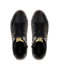 SNEAKERS  GUESS DONNA FRIDAN BLACK/BROWN FL7FRI FAL12 BLKBR