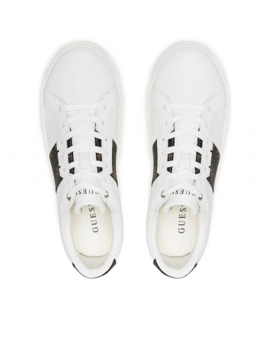 SNEAKERS GUESS UOMO TODI II WHITE COAL FM7TOI ELL12 WBROC