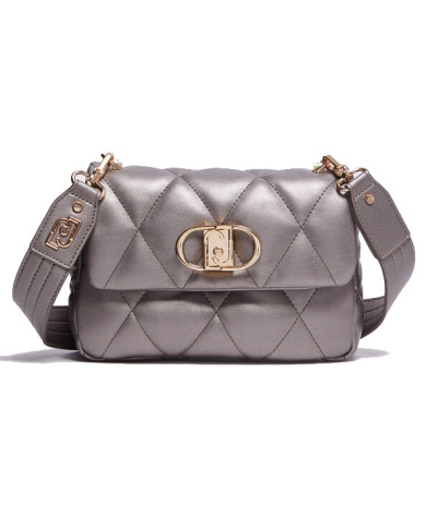 BORSA LIU JO BETTER DONNA A TRACOLLA GRIGIO MATELASSE' AF3356 E0426 X0501