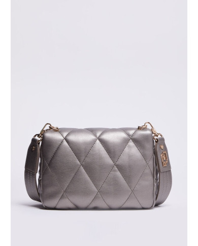 BORSA LIU JO BETTER DONNA A TRACOLLA GRIGIO MATELASSE' AF3356 E0426 X0501