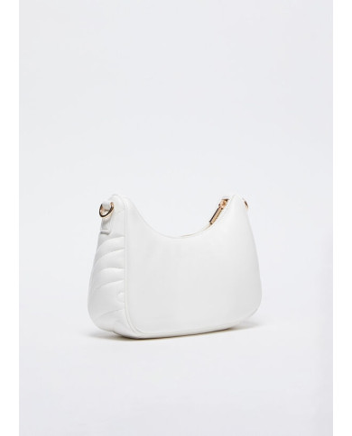 BORSA LIU JO DONNA A TRACOLLA BIANCO OFF WHITE EFFETTO NAPPA 23X7X18CM AA4182 E0036 01065