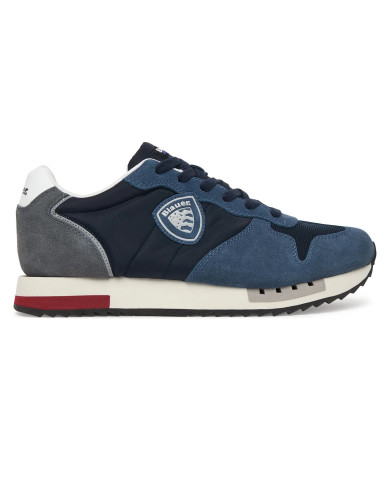 SNEAKERS BLAUER UOMO S6QUEENS05/MES NVY/GRY
