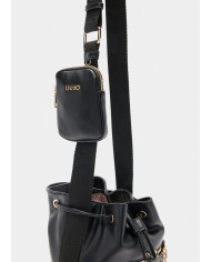 BORSA A SECCHIELLO LIU JO DONNA  S BUCKET BLACK  24X7X20CM AF5182 E0077 22222