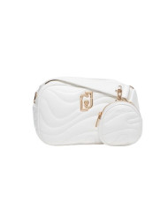 BORSA LIU JO DONNA A TRACOLLA TRAPUNTATA BIANCO 22X8X14CM AA4183 E0036 01065