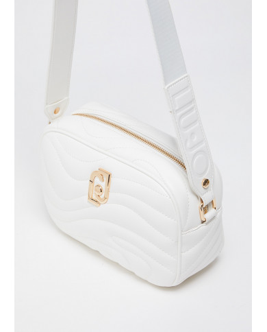 BORSA LIU JO DONNA A TRACOLLA TRAPUNTATA BIANCO 22X8X14CM AA4183 E0036 01065