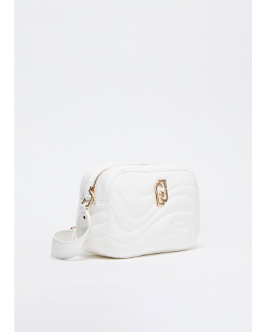 BORSA LIU JO DONNA A TRACOLLA TRAPUNTATA BIANCO 22X8X14CM AA4183 E0036 01065