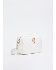 BORSA LIU JO DONNA A TRACOLLA TRAPUNTATA BIANCO 22X8X14CM AA4183 E0036 01065