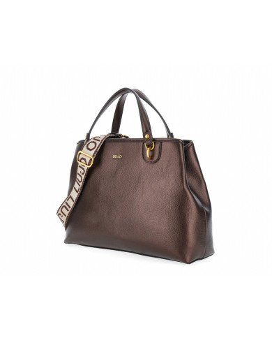 BORSA LIU JO DONNA ECS L TOTE BROWN STONE 38x27x12CM AF4202 E0031 X0582