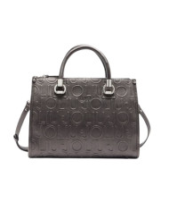 BORSA LIU JO DONNA ECS M SATCHEL ANTRACITE MET. 34X15X25CM AF5008 E0538 04020