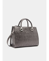 BORSA LIU JO DONNA ECS M SATCHEL ANTRACITE MET. 34X15X25CM AF5008 E0538 04020