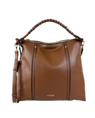 BORSA LIU JO DONNA ECS M SATCHEL TABACCO 27X20X10CM AF5076 E0027 09032