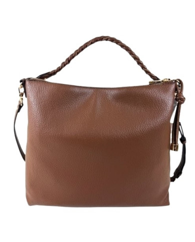 BORSA LIU JO DONNA ECS M SATCHEL TABACCO 27X20X10CM AF5076 E0027 09032