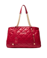 BORSA LIU JO DONNA L TOTE ROSSO POMPEIANO MATELASSE CON CHARM 44X13X22CMAA5132 E0015 X0644
