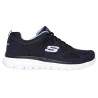 SNEAKERS SKECHERS UOMO BURNS - AGOURA BLU 52635 NVY