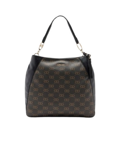 BORSA LIU JO DONNA M HOBO NERO 35X10X33CM AF5114 E0053 22222