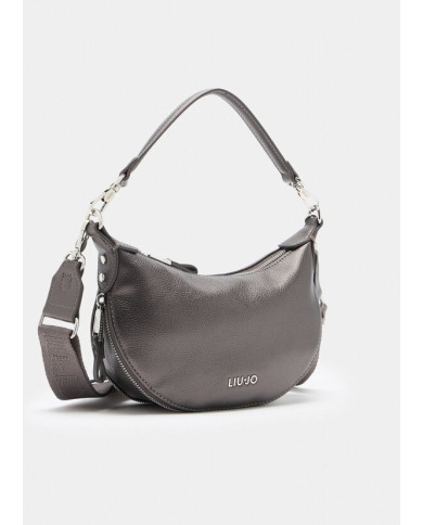 BORSA LIU JO DONNA M HOBO ANTRACITE MET. 26X7X19CM AF5043 E0058 04020